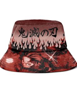 Tanjiro Anime High School V2 Hat Bucket DR15