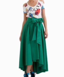 Belle Bow Midi Skirt